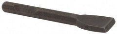 PRO-SOURCE - 1-1/2" OAL, 1/8" Shank Diam, Flat Chisel - Hex Drive, Hex Shank, Alloy Steel - Exact Industrial Supply