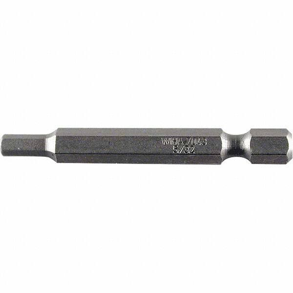 Wiha - 0.218" Power Bit - 1/4" Drive, 2" OAL - Exact Industrial Supply