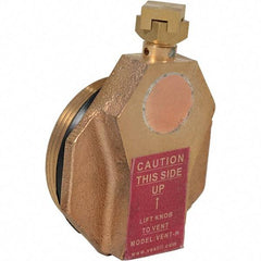 Vestil - Drum Vents Type: Drum Vents Material: Brass - Exact Industrial Supply