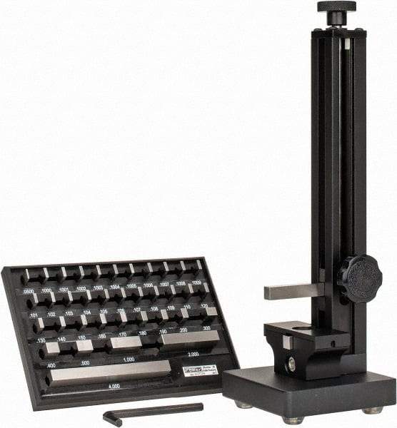 Fowler - 0 to 6" Bore Gage Block Kit Calibration Master - Vertical, Accurate to 0.0001" - Exact Industrial Supply