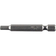 Wiha - 4mm Power Bit - 2-3/4" OAL - Exact Industrial Supply