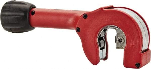 General - 5/8" to 1-1/8" Pipe Capacity, Ratcheting Tube Cutter - Cuts PVC, Stainless Steel, Copper, Brass and Aluminum - Exact Industrial Supply