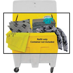Brady SPC Sorbents - 134 Gal Capacity Universal Spill Kit - No Container Included - Refill Only - Exact Industrial Supply