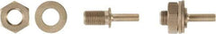 Ampco - 1/2" Arbor Hole Drive Arbor - For 6" Wheel Brushes, Attached Spindle - Exact Industrial Supply