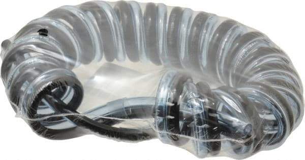 Advanced Technology Products - 5/32" ID x 1/4" OD, 15/32" Wall Thickness, Polyurethane Tube - Black & Clear Blue, 140 Max psi, 98 Shore A Hardness - Exact Industrial Supply