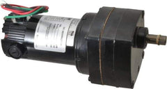 Bison Gear - 90 VDC, 10 RPM, 185.5:1 Gear Ratio, Parallel Gearmotor - 100 Torque, 1/40 hp, TENV Enclosure - Exact Industrial Supply