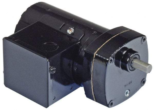 Bison Gear - 115 Volt, 1.2 RPM, 1369.3:1 Gear Ratio, Parallel Gearmotor - 100 Torque, 1/80 hp, Open Enclosure - Exact Industrial Supply