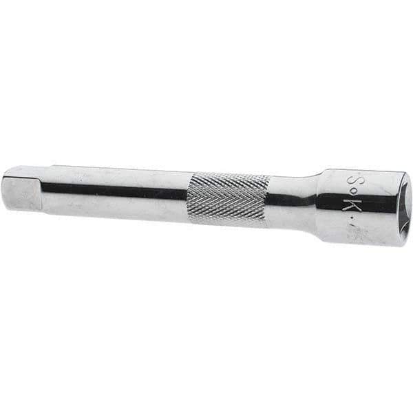 SK - 3/8" Drive Standard Socket Extension - 4" OAL - Exact Industrial Supply