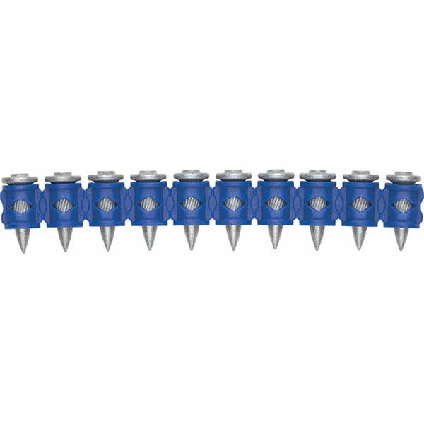 Powder Actuated Pins & Threaded Studs; Type: Drive Pin; Shank Length (Inch): 5/8; Shank Diameter (Decimal Inch): 0.6250; Head Diameter (mm): 8.000; Material: Steel; Thread Length (Inch): 0; Finish/Coating: Zinc; Material Application: Concrete