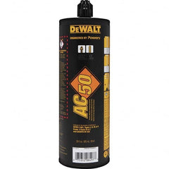 DeWALT Anchors & Fasteners - Anchoring Adhesives Adhesive Material: Acrylic Volume (fl. oz.): 28.00 - Exact Industrial Supply