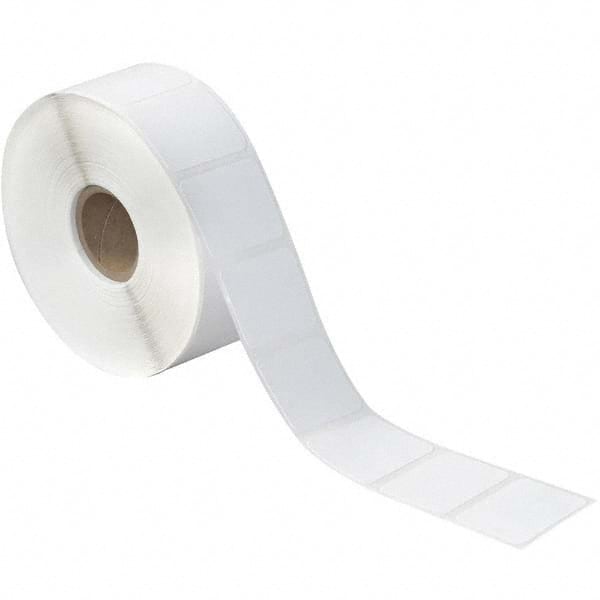 Value Collection - Pack of 12 Rolls, 1,380 Labels per Roll, 1-1/4" x 1" White Paper Thermal Labels - Exact Industrial Supply