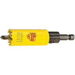 Starrett - 1-1/16" Diam, 2" Cutting Depth, Hole Saw - High Speed Steel Saw, Toothed Edge - Exact Industrial Supply