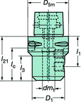C53912010660 CAPTO ADAPTER - Exact Industrial Supply