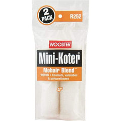 Wooster Brush - Paint Roller Covers   Type: Mini Roller    Nap Size (Inch): 0 - Exact Industrial Supply
