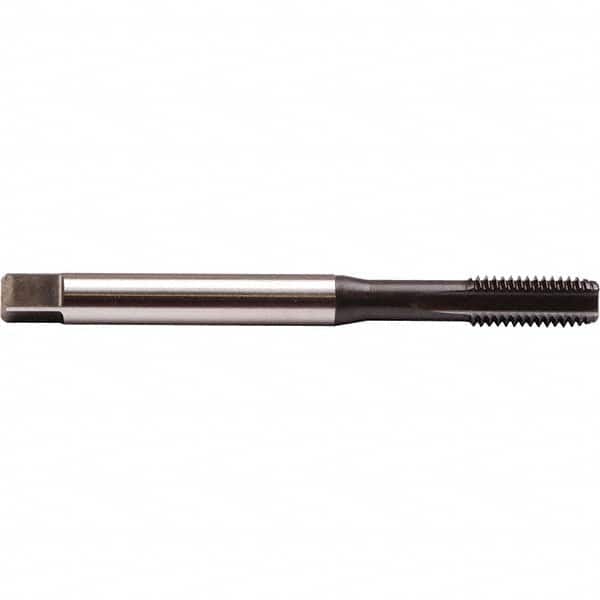Emuge - M3x0.50 Metric D3 0-Flute Bright Finish Solid Carbide Straight Flute Machine Tap - Exact Industrial Supply
