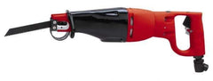 Sioux Tools - 1,800 Strokes per Minute, 0.6 Inch Stroke Length, 35 CFM, 1 hp Air Reciprocating Saw - 2 Blades, 6.2 Bar Air Pressure, 1/4 NPT Inlet - Exact Industrial Supply