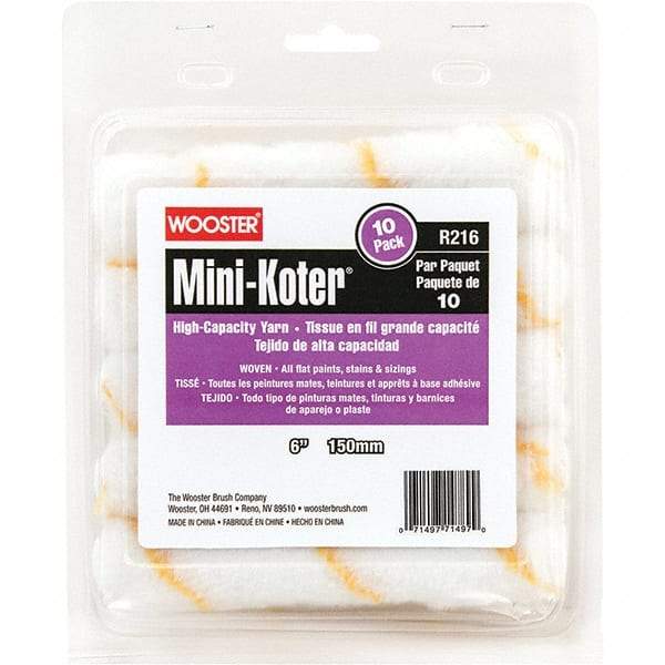 Wooster Brush - Paint Roller Covers Type: Mini Roller Nap Size (Inch): 0 - Exact Industrial Supply