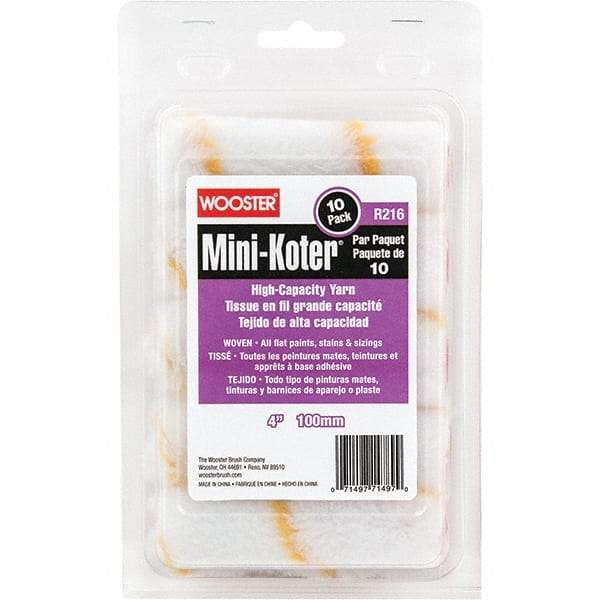 Wooster Brush - Paint Roller Covers Type: Mini Roller Nap Size (Inch): 0 - Exact Industrial Supply