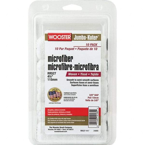 Wooster Brush - Paint Roller Covers   Type: Mini Roller    Nap Size (Inch): 0 - Exact Industrial Supply