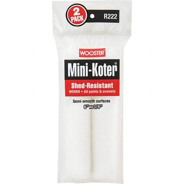 Wooster Brush - Paint Roller Covers Type: Mini Roller Nap Size (Inch): 3/8 - Exact Industrial Supply