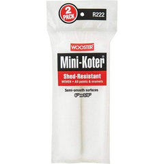 Wooster Brush - Paint Roller Covers   Type: Mini Roller    Nap Size (Inch): 3/8 - Exact Industrial Supply