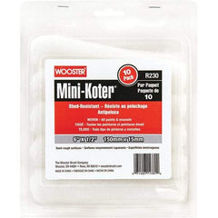 Wooster Brush - Paint Roller Covers   Type: Mini Roller    Nap Size (Inch): 1/2 - Exact Industrial Supply