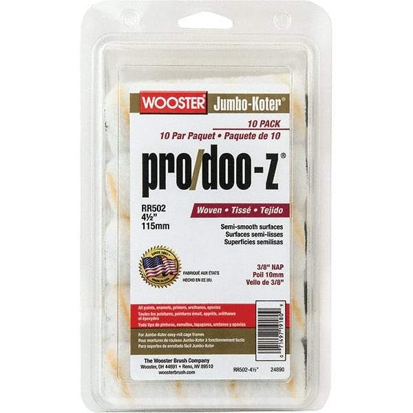 Wooster Brush - Paint Roller Covers   Type: Mini Roller    Nap Size (Inch): 3/8 - Exact Industrial Supply