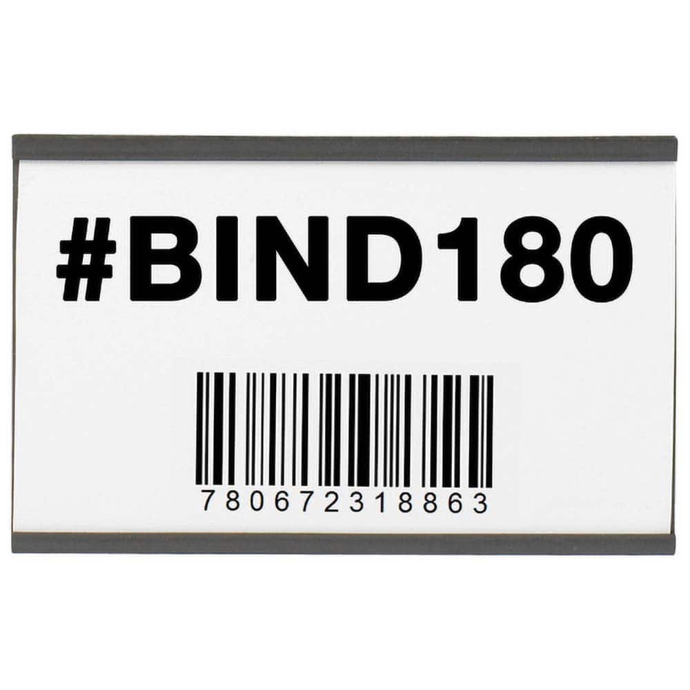 Value Collection - Label Holders Backing: Magnetic Width (Inch): 5 - Exact Industrial Supply
