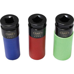 AME International - Socket Sets Measurement Type: Inch & Metric; Metric Drive Size: 0.5 - Exact Industrial Supply