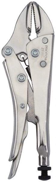 Proto - 9-1/4" OAL Straight Jaw Locking Pliers - 5/8" Jaw Width, 1-21/32" Jaw Depth - Exact Industrial Supply