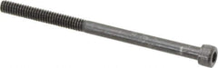 Value Collection - #5-40 UNC Hex Socket Drive, Socket Cap Screw - Alloy Steel, Black Oxide Finish, Partially Threaded, 2" Length Under Head - Exact Industrial Supply