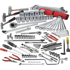 Proto - 92 Piece 3/8, 1/2 & 3/4" Drive Master Tool Set - Tools Only - Exact Industrial Supply