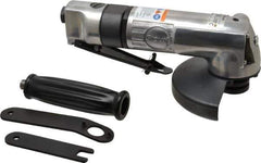 Sioux Tools - 4-1/2" Wheel Diam, 12,000 RPM, Pneumatic Angle & Disc Grinder - 5/8-11 Spindle, 13.2 CFM, Front Exhaust - Exact Industrial Supply