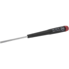 Wiha - Precision Slotted Screwdriver - Ergonomic Handle - Exact Industrial Supply