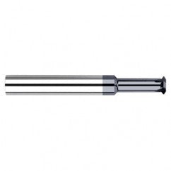0.0800″ Cutter Diameter × 0.2500″ (1/4″) Reach Carbide Single Form #4 Thread Milling Cutter for Hardened Steels, 3 Flutes, AlTiN Nano Coated - Exact Industrial Supply