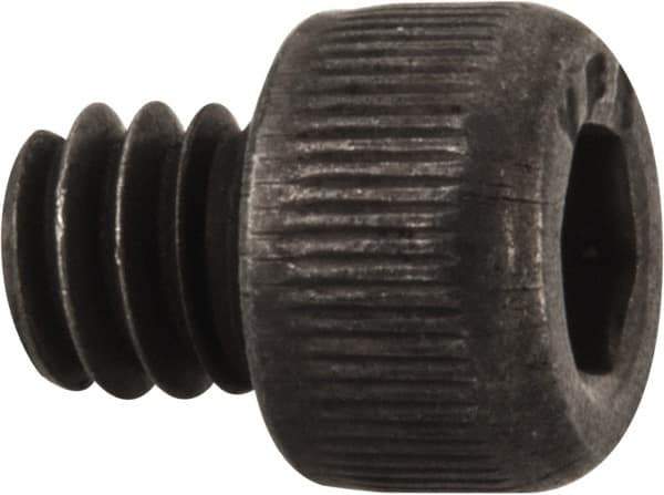 Value Collection - #5-40 UNC Hex Socket Drive, Socket Cap Screw - Alloy Steel, Black Oxide Finish, Fully Threaded, 1/8" Length Under Head - Exact Industrial Supply