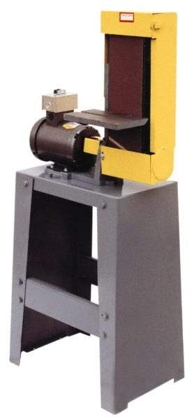 Kalamazoo - 48 Inch Long x 6 Inch Wide Belt Sanding Machine - 3,500 Ft./min Belt Speed, 3 Hp, Three Phase - Exact Industrial Supply