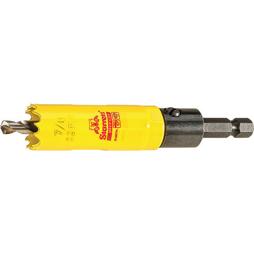 7/8″ Bi-Metal Deep Cut Hole Saw - Starrett with Arbor - Exact Industrial Supply