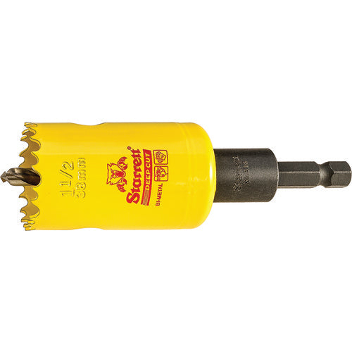 1-1/2″ Bi-Metal Deep Cut Hole Saw - Starrett with Arbor - Exact Industrial Supply