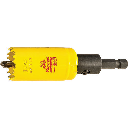 1-1/4″ Bi-Metal Deep Cut Hole Saw - Starrett with Arbor - Exact Industrial Supply