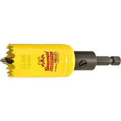 1-5/16″ Bi-Metal Deep Cut Hole Saw - Starrett with Arbor - Exact Industrial Supply