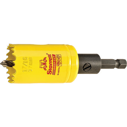 1-7/16″ Bi-Metal Deep Cut Hole Saw - Starrett with Arbor - Exact Industrial Supply