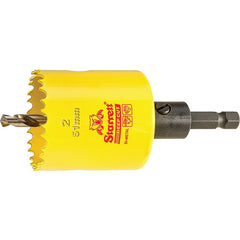 2″ Bi-Metal Deep Cut Hole Saw - Starrett with Arbor - Exact Industrial Supply
