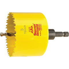 3″ Bi-Metal Deep Cut Hole Saw - Starrett with Arbor - Exact Industrial Supply
