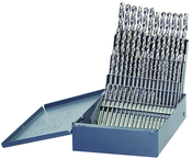 60 Pc. #1 - #60 Wire Gage HSS Bright Screw Machine Drill Set - Exact Industrial Supply