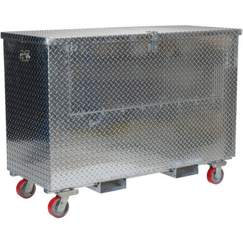 Alum Tool Box Front Door Caster/Fork 36 × 60 - Exact Industrial Supply