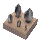 9 Pc. HSS 82 Degree Center Reamer Set - Exact Industrial Supply