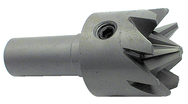 1/2" Tube OD-3/8" Shank Tube End Chamfer Mill - Exact Industrial Supply