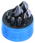 8 Pc. HSS 60 Degree Chatterless Countersink Set - Exact Industrial Supply