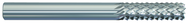 1/2 x 1 x 1/2 x 3 Solid Carbide Router - Burr End Cut - Exact Industrial Supply